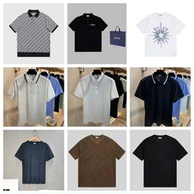 Dior Simple and fashionable T-shirt polo shirt-1727